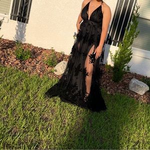 my black prom dress size large
